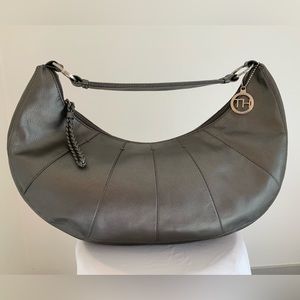 Tommy Hilfiger Purse Metallic Gray/ Silver